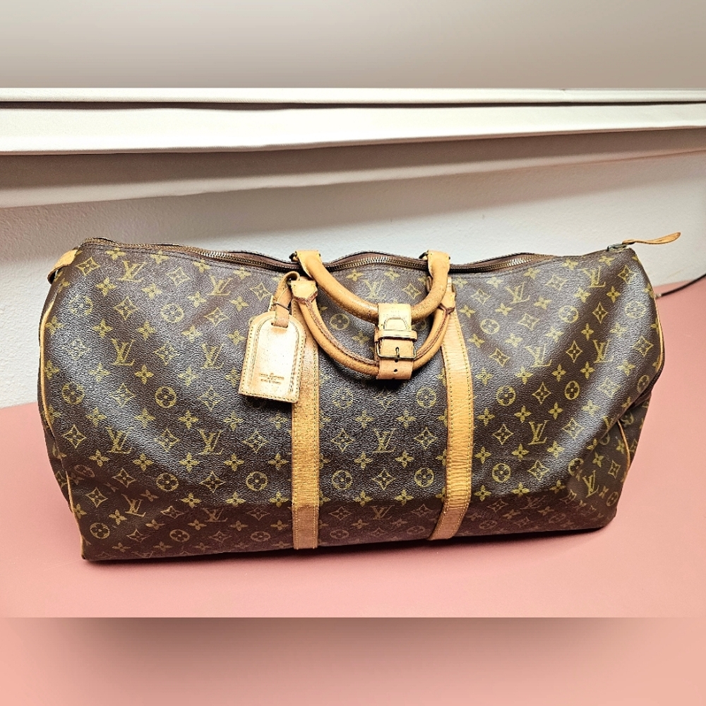 Louis Vuitton Keepall Bandouliere 60 Boston Travel Bag